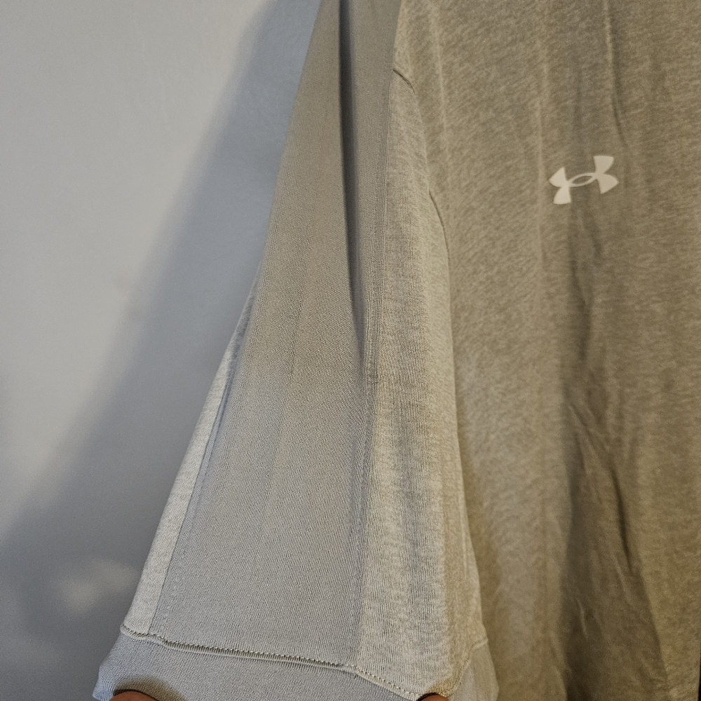 NWT Under Armour Men’s Team Trophy Polo Light Gray Business Casual Golf 3XL - Picture 3 of 12